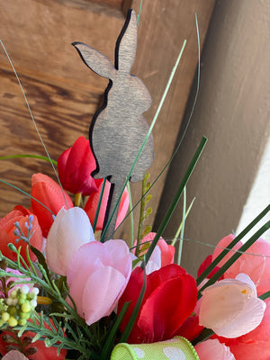 Cute Spring /Easter Silk arrangement