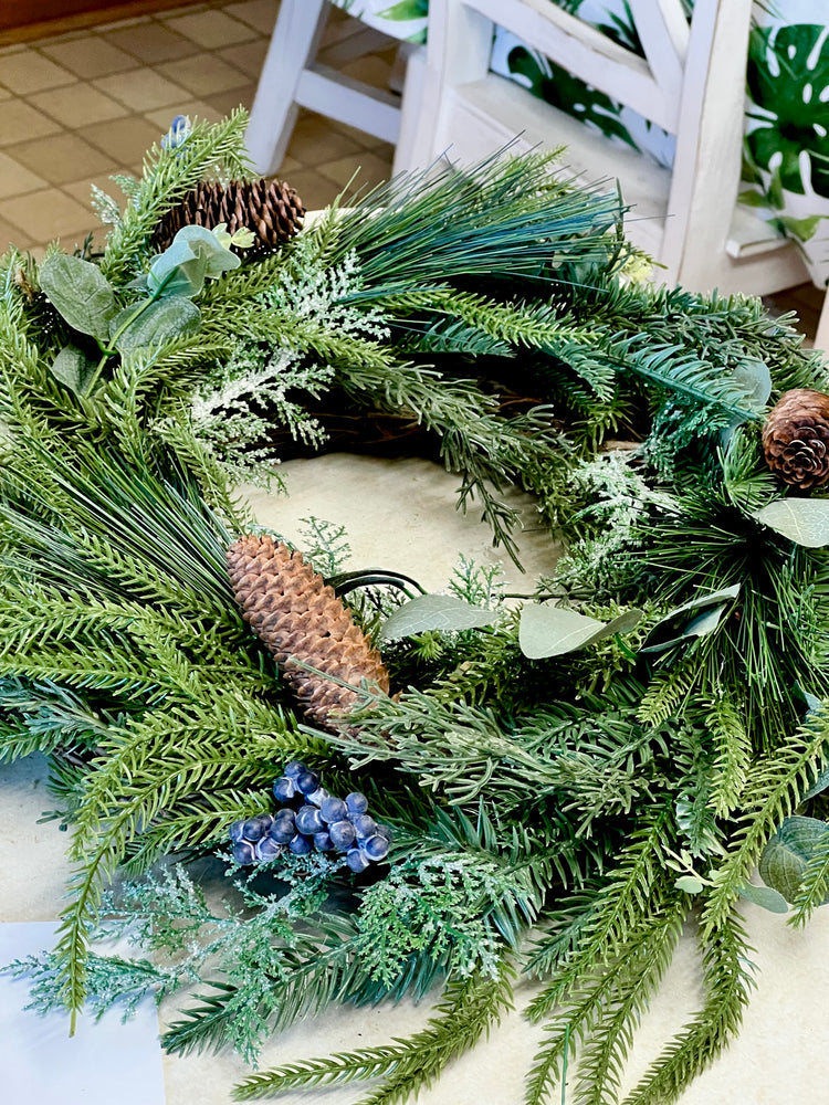 Everlasting Greenery Wreath DIY Class